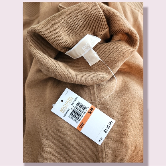 Michael Kors Camel Poncho - Picture 3 of 4